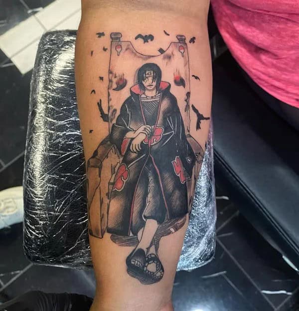 Itachi Hand Tattoo