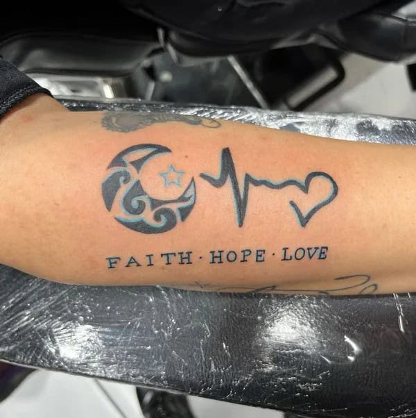 Love Hope Faith tattoo