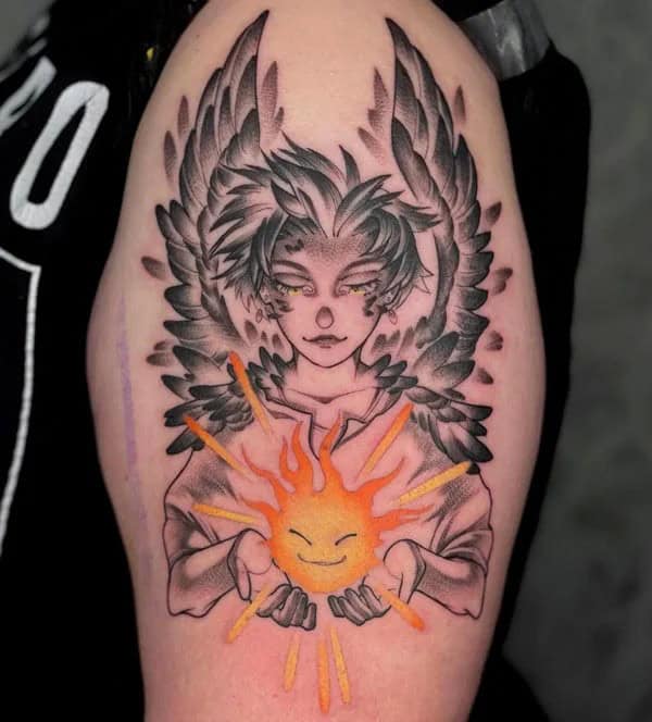 Sleeve Howl’s Moving Castle Tattoo