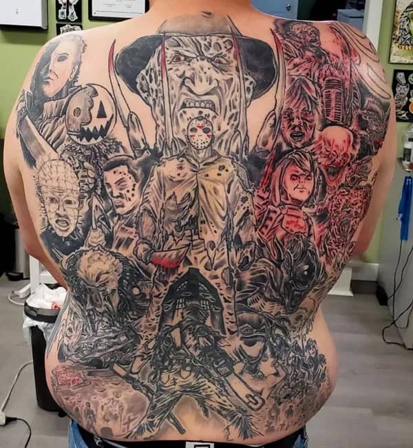 Horror Movie Tattoo