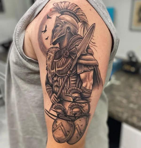 Roman Warrior Tattoo