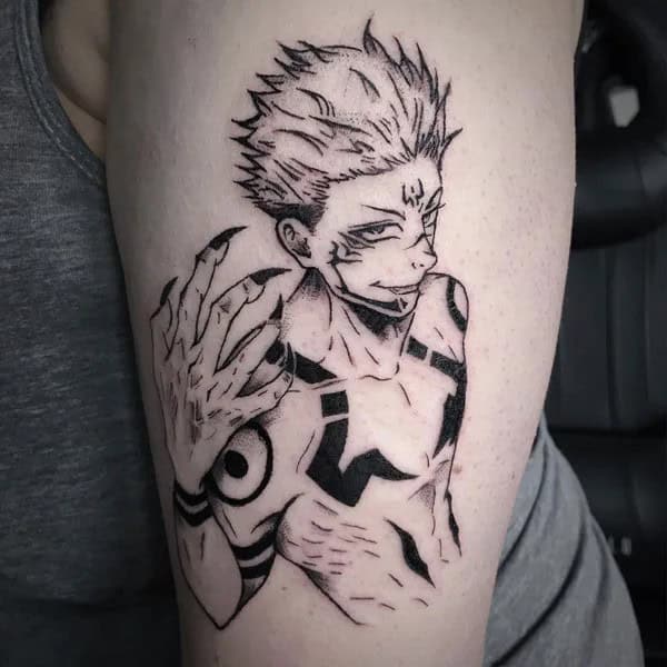 Sukuna Body Tattoo