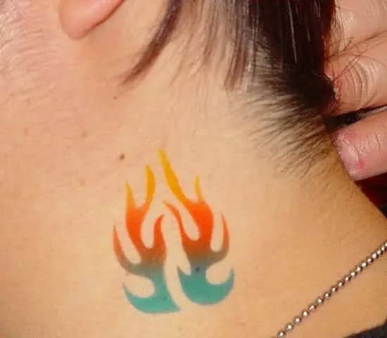 Tattoo on Neck