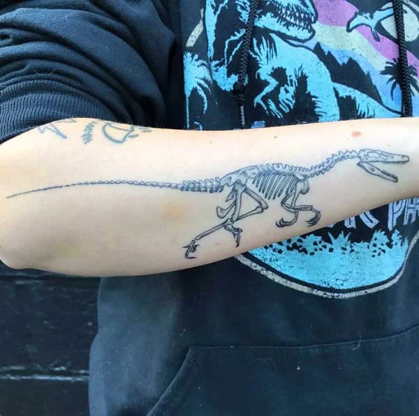 Dinosaur Skeleton Tattoo