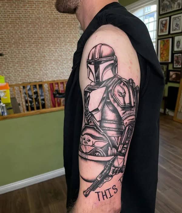 Star Wars Arm Tattoo