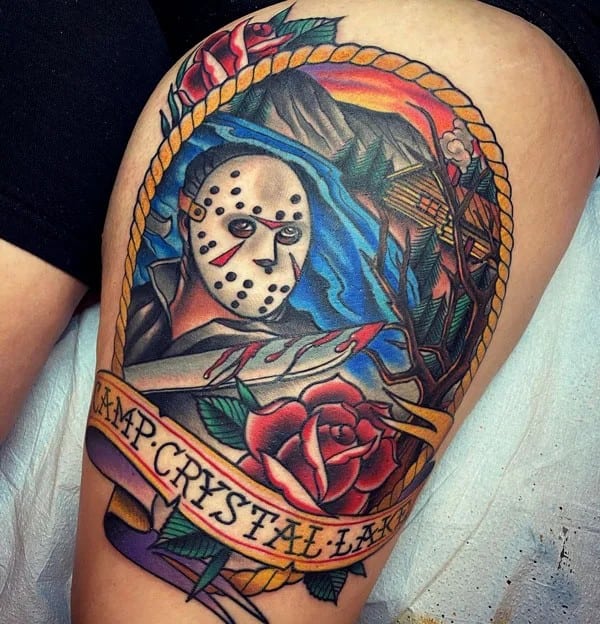 Traditional Horror Tattoo