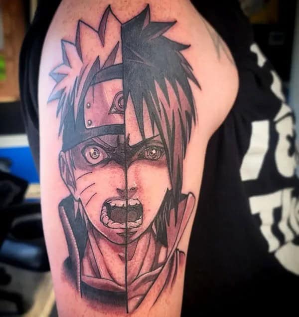 Madara Sharingan Tattoo