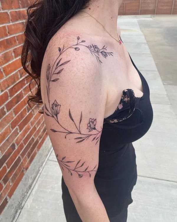 Vine Arm Tattoo