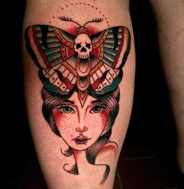 More Death Moth Tattoos That Can’t Be Ignored!