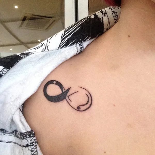 Infinity Yin Yang Tattoo