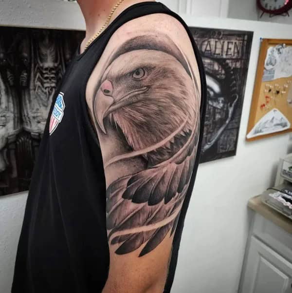 Eagle Tattoo on the Arm