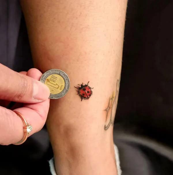 Small Ladybug Tattoo