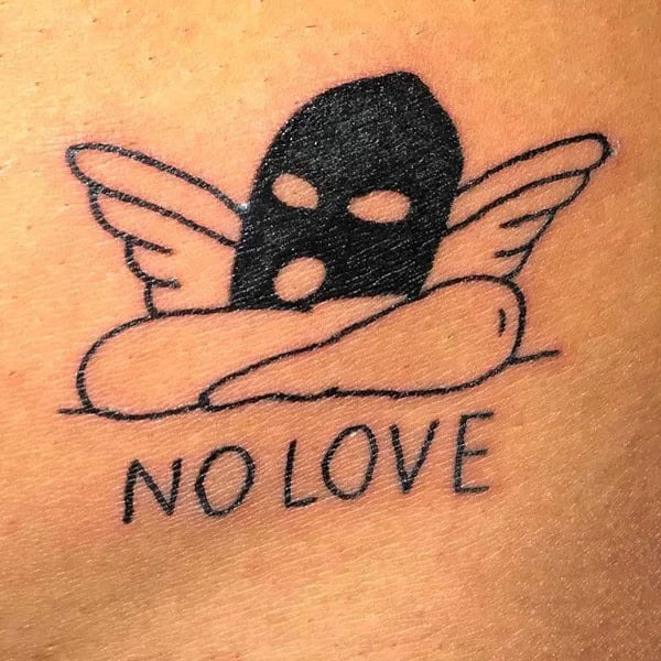 More Notable No Love Tattoo Designs You Would Like To Choose!