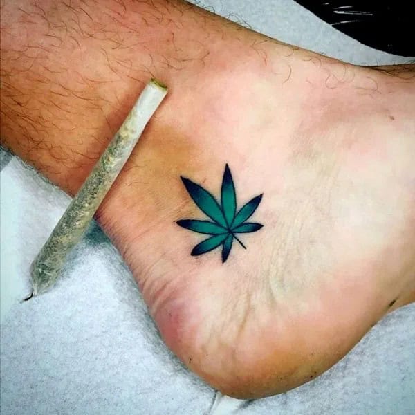 Small Weed Tattoo