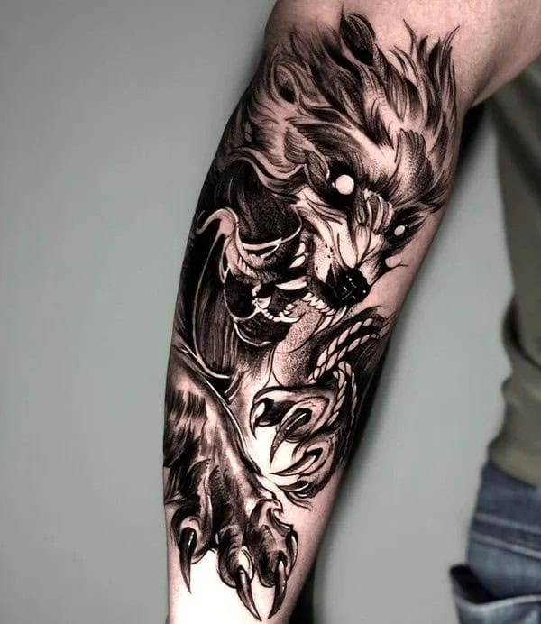 Mad Fenrir Tattoo