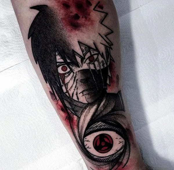 Madara Sharingan Tattoo