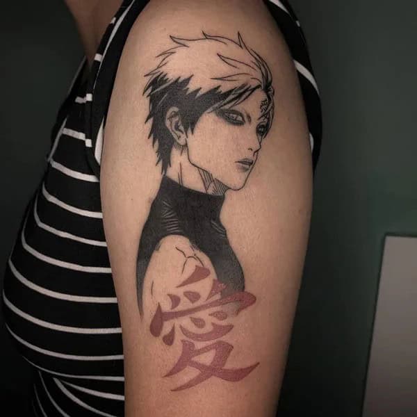 More Gaara Tattoos To Check Out For Gaining Inspiration